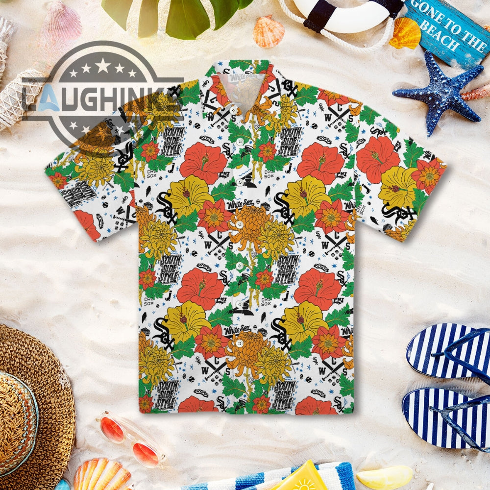 Chicago White Sox Hawaiian 2023 Giveaway Baseball Mlb - Adult & Kids T-Shirts, Sweatshirts & Hoodies apparel design preview 1