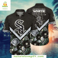 Chicago White Sox Floral Hawaiian MLB Baseball - Adult & Kids T-Shirts, Sweatshirts & Hoodies apparel design preview 1