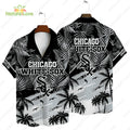 Chicago White Sox Tropical Palms MLB Hawaiian - Adult & Kids T-Shirts, Sweatshirts & Hoodies apparel design preview 1