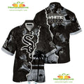Chicago White Sox Tropical Sunset Hawaiian with Palm - Adult & Kids T-Shirts, Sweatshirts & Hoodies apparel design preview 1