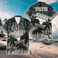 Chicago Wolves AHL Hawaiian - Adult & Kids T-Shirts, Sweatshirts & Hoodies apparel design preview 1