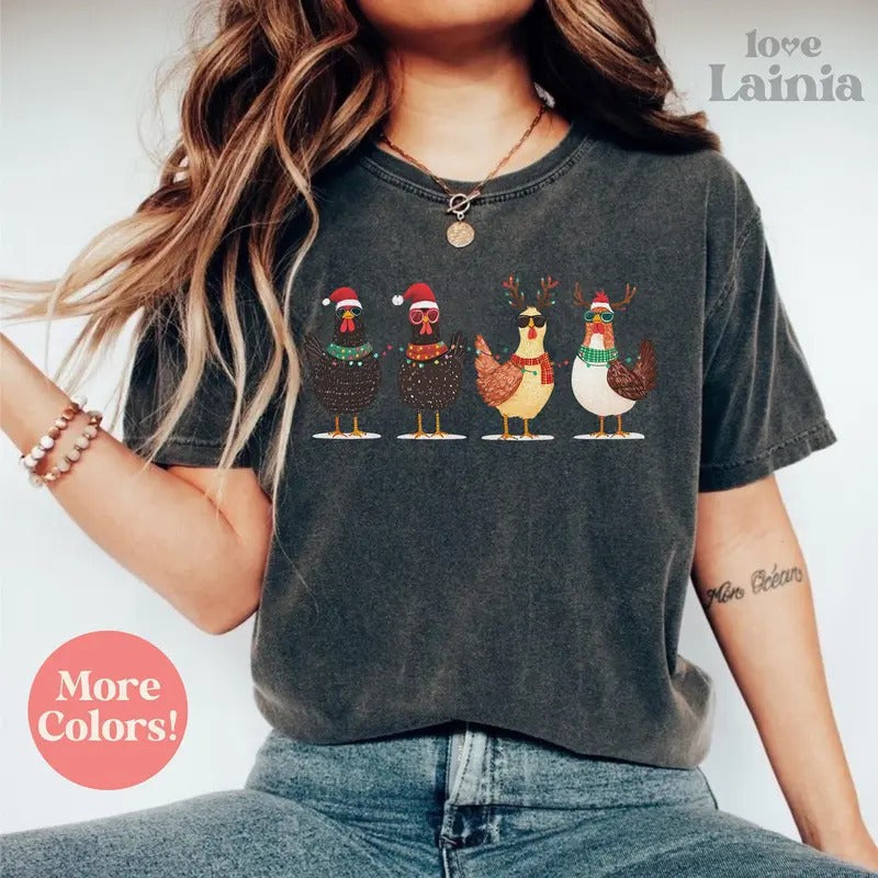 Chicken Lovers Farm Life Funny Mom - Adult & Kids T-Shirts, Sweatshirts & Hoodies apparel design preview 1