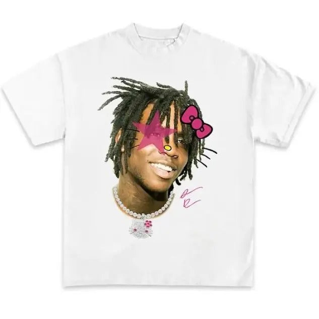 Chief Kitty Keef Star Pink Size S 4XL - Adult & Kids T-Shirts, Sweatshirts & Hoodies apparel design preview 1