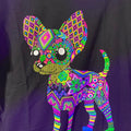 Chihuahua Rosa Blusa Mujer Casual Black Cotton - Adult & Kids T-Shirts, Sweatshirts & Hoodies apparel design preview 1