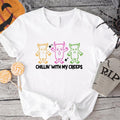 Chillin' My Creeps Halloween Funny Boo Spooky Season - Adult & Kids T-Shirts, Sweatshirts & Hoodies apparel design preview 1