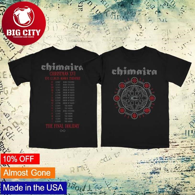Chimaira Ccxvi Event Gray Red Two Sided - Adult & Kids T-Shirts, Sweatshirts & Hoodies apparel design preview 1