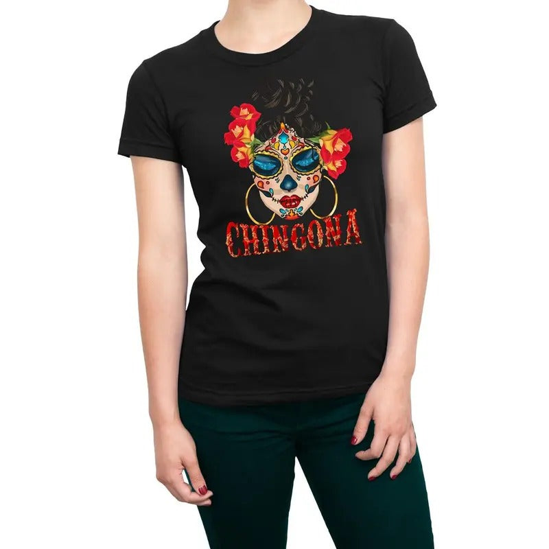 Chingona Mexican Funny Casual Cotton Printed Colorful - Adult & Kids T-Shirts, Sweatshirts & Hoodies apparel design preview 1