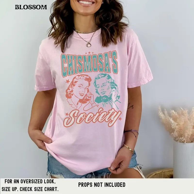 Chismosa'S Society Sociedad De Las Member Gossipers - Adult & Kids T-Shirts, Sweatshirts & Hoodies apparel design preview 1