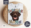 Chocolate Labrador Mama Gildan Dog Mom Cute Brown Lab - Adult & Kids T-Shirts, Sweatshirts & Hoodies apparel design preview 1
