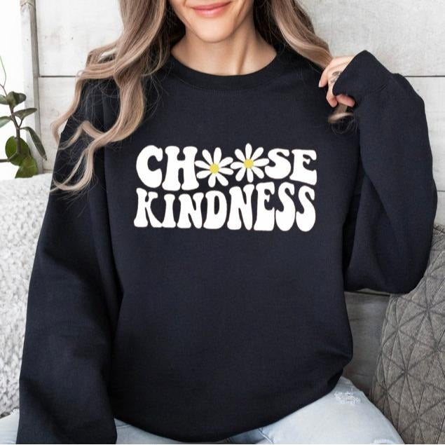 Choose Kindness Teacher Daisy Back School Be Kind - Adult & Kids T-Shirts, Sweatshirts & Hoodies apparel design preview 1