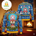 Chopper Anime Xmas Gifts One Piece Ugly Christmas Sweater - Holiday Gift product image