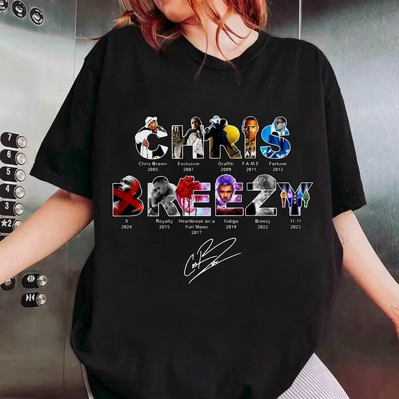 "Chr1s Br0wn 11:11 Tour Chr11s Concert 11 2024 - Adult & Kids T-Shirts, Sweatshirts & Hoodies apparel design preview 1