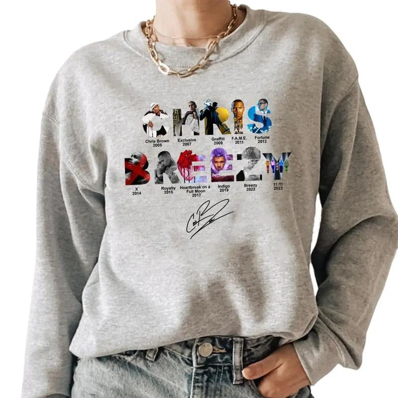 Chriis Brezy Full Albums Gifl - Adult & Kids T-Shirts, Sweatshirts & Hoodies apparel design preview 1
