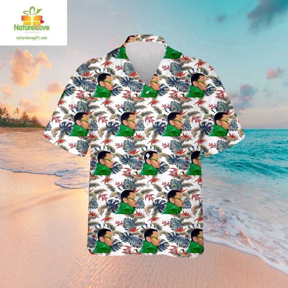 Chris Brown 2026 Tour Hawaiian 11 Music Merch - Adult & Kids T-Shirts, Sweatshirts & Hoodies apparel design preview 1