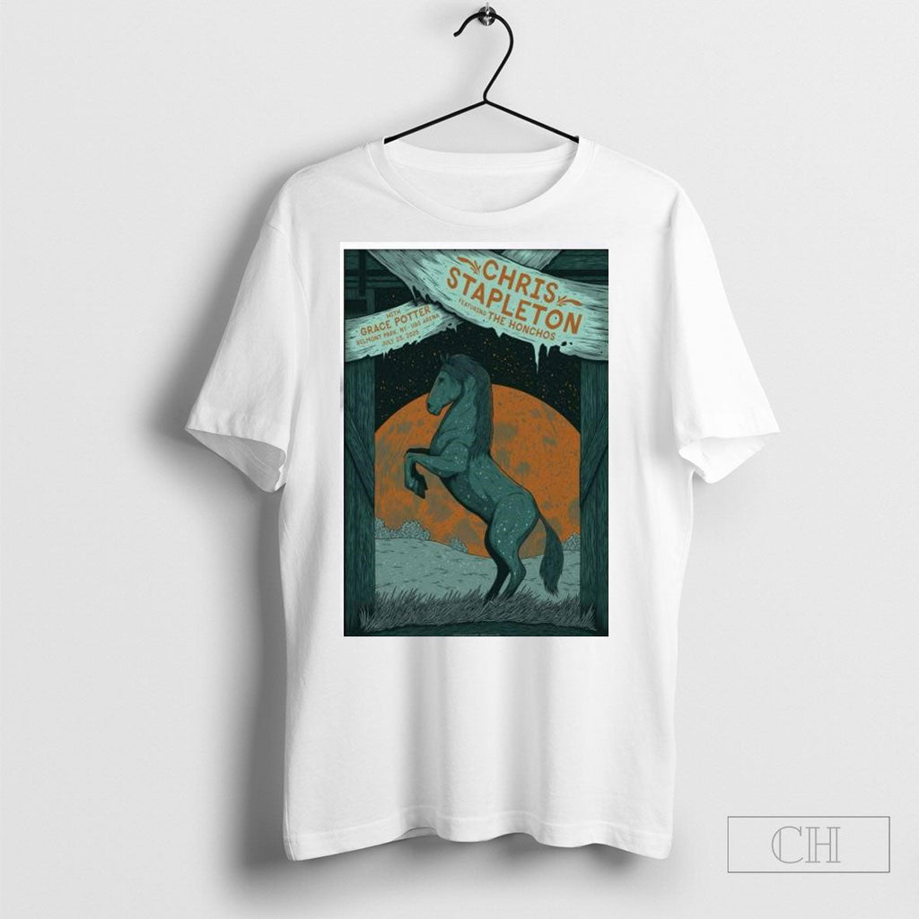 Chris Stapleton At Ubs Arena On July 23 2025 Poster - Adult & Kids T-Shirts, Sweatshirts & Hoodies apparel design preview 1