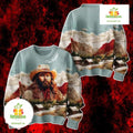 Chris Stapleton Country Music Fan Gift Ugly Christmas Sweater - Holiday Gift product image