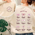 Christian Coquette Bows God Say I Am Bible Verse - Adult & Kids T-Shirts, Sweatshirts & Hoodies apparel design preview 1