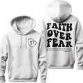 Christian Faith Over Fear Religious Hooded Bible - Adult & Kids T-Shirts, Sweatshirts & Hoodies apparel design preview 1