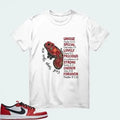 [Christian Sublimation Butterfly] AJ1 Low OG Chicago - Adult & Kids T-Shirts, Sweatshirts & Hoodies apparel design preview 1