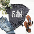 Christian Bible Verse Religious Retro Faith Cross - Adult & Kids T-Shirts, Sweatshirts & Hoodies apparel design preview 1