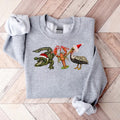 Alligator Pelican Crawfish New Year Animal Lover - Adult & Kids T-Shirts, Sweatshirts & Hoodies apparel design preview 1