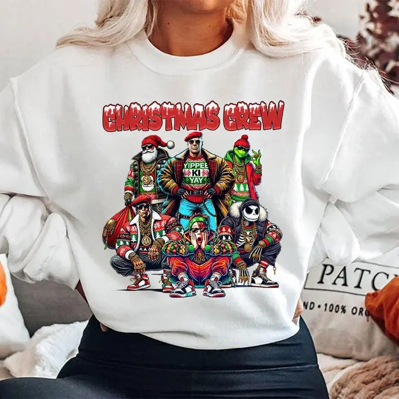 CREW Movies Xmas - Adult & Kids T-Shirts, Sweatshirts & Hoodies apparel design preview 1