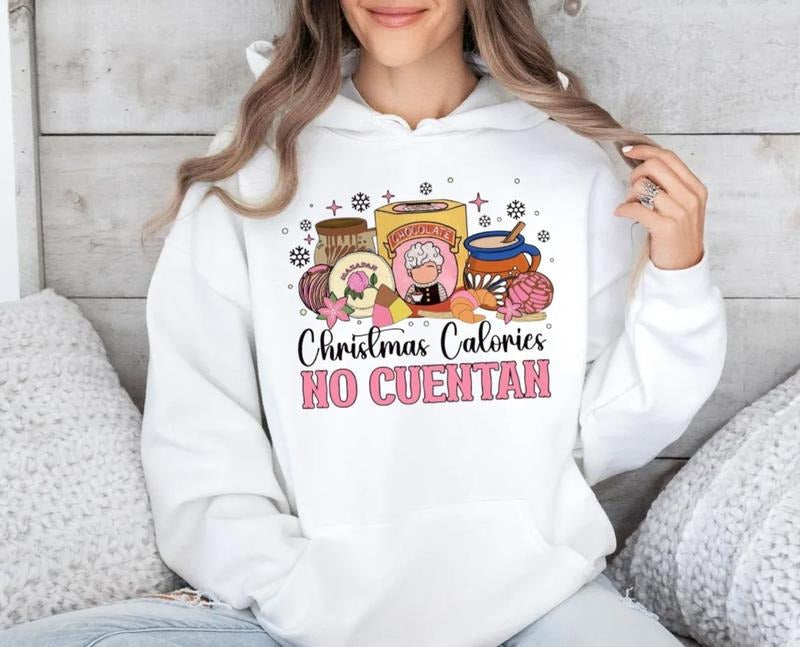 Calories No Cuentan Mexican Spanish Chocolate - Adult & Kids T-Shirts, Sweatshirts & Hoodies apparel design preview 1