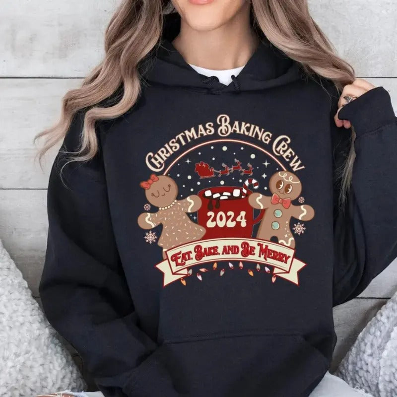 Cookie Baking Crew 2024 Matching Family Bakers - Adult & Kids T-Shirts, Sweatshirts & Hoodies apparel design preview 1