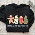 Cookies Two Please Pregnancy Announcement Reveal - Adult & Kids T-Shirts, Sweatshirts & Hoodies apparel design preview 1
