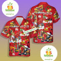 Christmas Excavator Santa Claus And Snowman Red - Adult & Kids T-Shirts, Sweatshirts & Hoodies apparel design preview 1