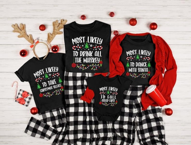 Family Matching Most Likely Custom Group Fabric - Adult & Kids T-Shirts, Sweatshirts & Hoodies apparel design preview 1