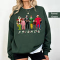 Friends Movie Watching Funny Family Xmas - Adult & Kids T-Shirts, Sweatshirts & Hoodies apparel design preview 1