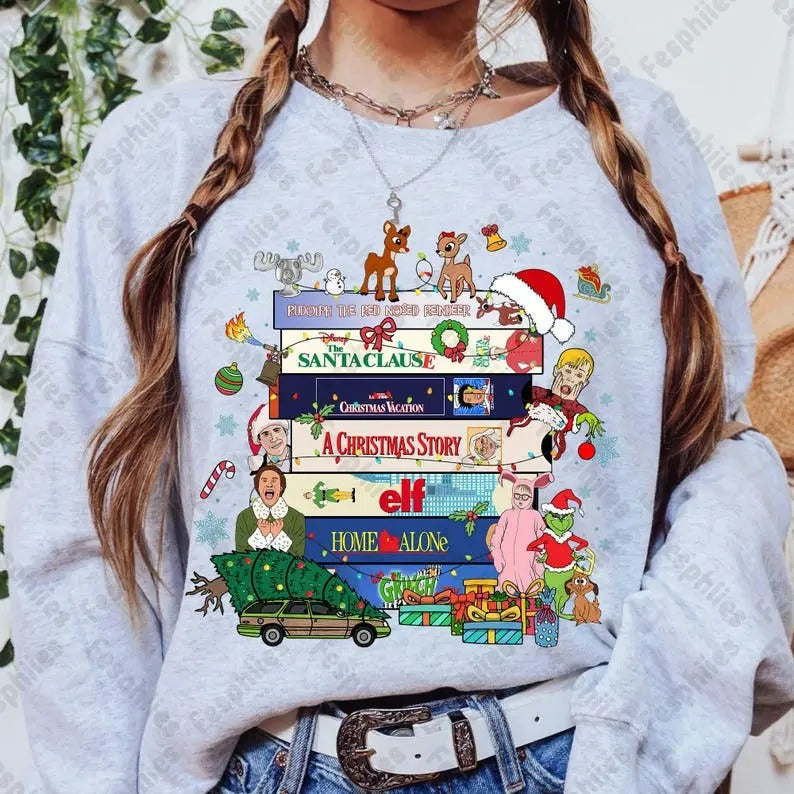 Friends Bundle Movies 90s VHS Tapes - Adult & Kids T-Shirts, Sweatshirts & Hoodies apparel design preview 1