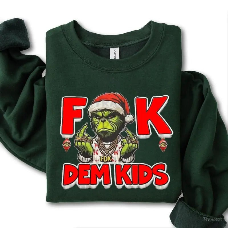 Funny Grin Attitude Have Xmas - Adult & Kids T-Shirts, Sweatshirts & Hoodies apparel design preview 1