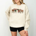 Light Cow Family Lights Santa Winter Sweats - Adult & Kids T-Shirts, Sweatshirts & Hoodies apparel design preview 1