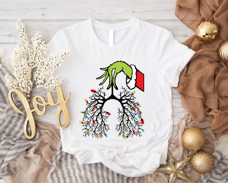 Nurse Respiratory Therapist Lung Lights Disease Funny - Adult & Kids T-Shirts, Sweatshirts & Hoodies apparel design preview 1
