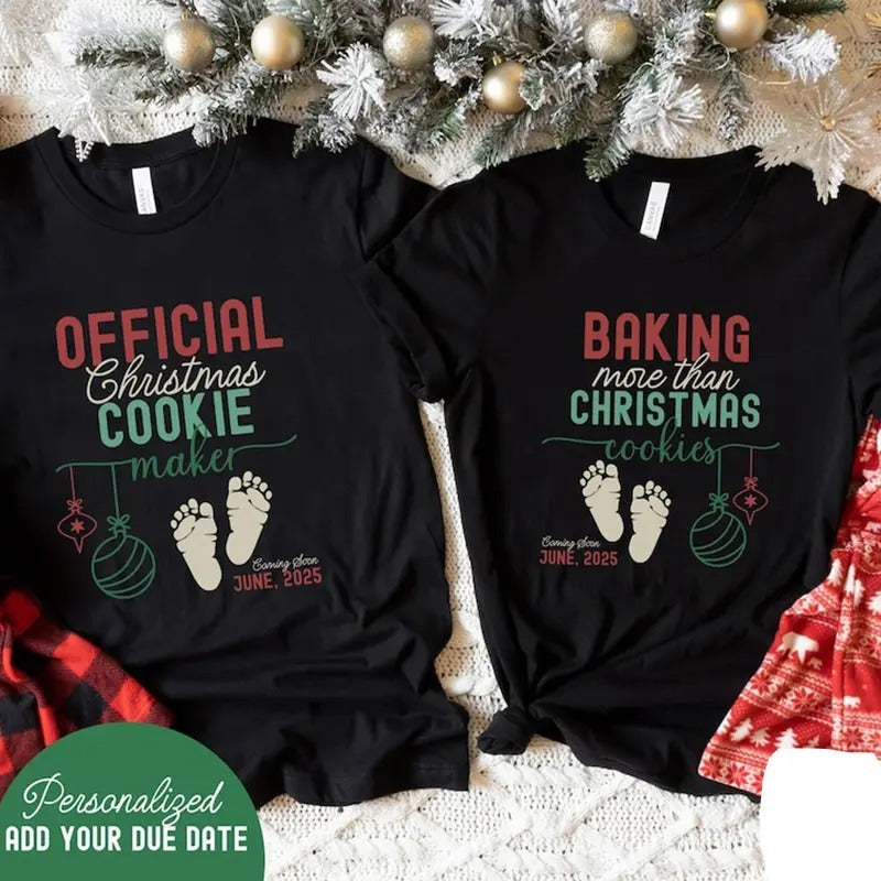 Pregnancy Announcement Couple Baking More Than - Adult & Kids T-Shirts, Sweatshirts & Hoodies apparel design preview 1