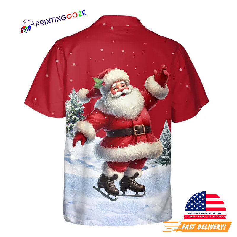 Christmas Santa Claus Hawaiian - Adult & Kids T-Shirts, Sweatshirts & Hoodies apparel design preview 1
