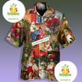 Christmas Santa Claus In His House Green Western - Adult & Kids T-Shirts, Sweatshirts & Hoodies apparel design preview 1