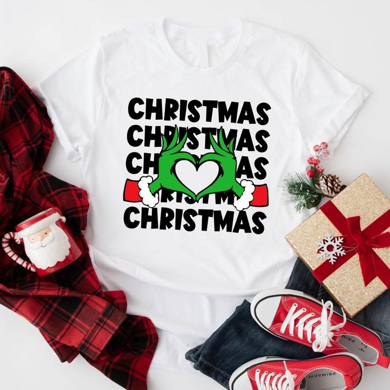 Heart Hands X Mas Matching Family Funny Winter - Adult & Kids T-Shirts, Sweatshirts & Hoodies apparel design preview 1