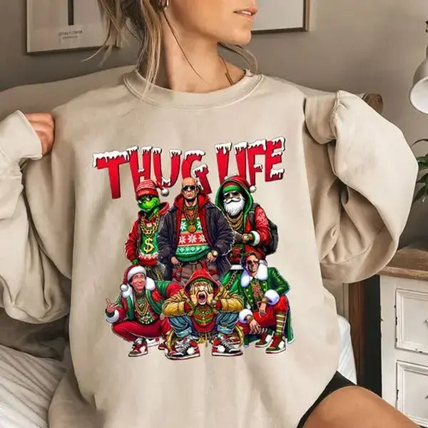 Thug Life Movies - Adult & Kids T-Shirts, Sweatshirts & Hoodies apparel design preview 1