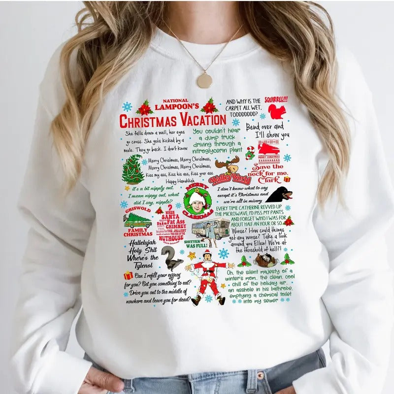 Vacation Rant Xmas Quotes Clark Griswold Family X Mas - Adult & Kids T-Shirts, Sweatshirts & Hoodies apparel design preview 1