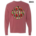 Watercolor Monogram Comfort Colors 'NLB' - Adult & Kids T-Shirts, Sweatshirts & Hoodies apparel design preview 1
