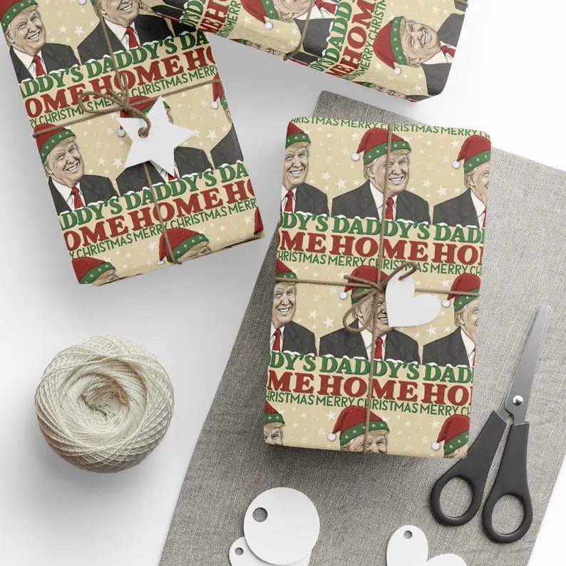 Wrapping Paper Personalized Donald Trump Wrap Roll - Adult & Kids T-Shirts, Sweatshirts & Hoodies apparel design preview 1