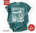 July Comfort Colors Cute Summer Santa - Adult & Kids T-Shirts, Sweatshirts & Hoodies apparel design preview 1