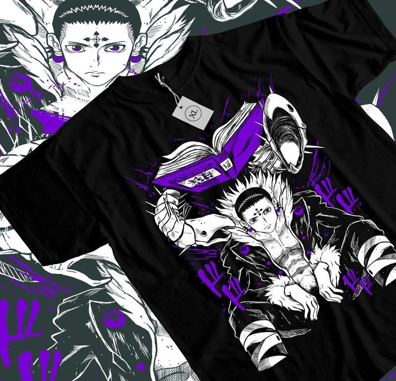 Chrollo Book Hunter X S 4XL Manga HXH Anime - Adult & Kids T-Shirts, Sweatshirts & Hoodies apparel design preview 1