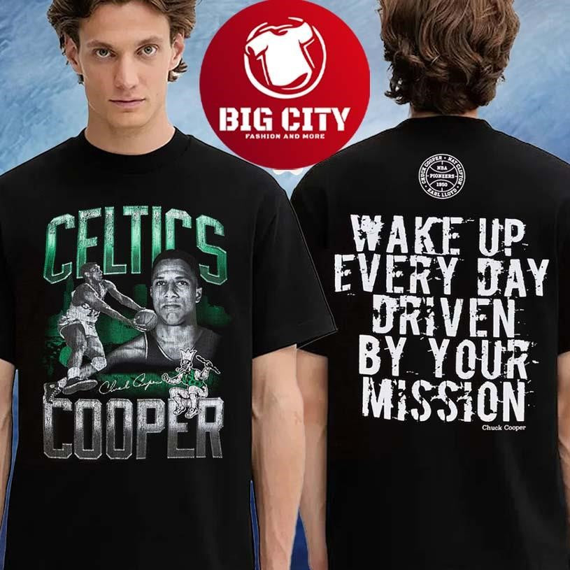 Chuck Cooper Boston Celtics 75th Anniversary Pioneers - Adult & Kids T-Shirts, Sweatshirts & Hoodies apparel design preview 1