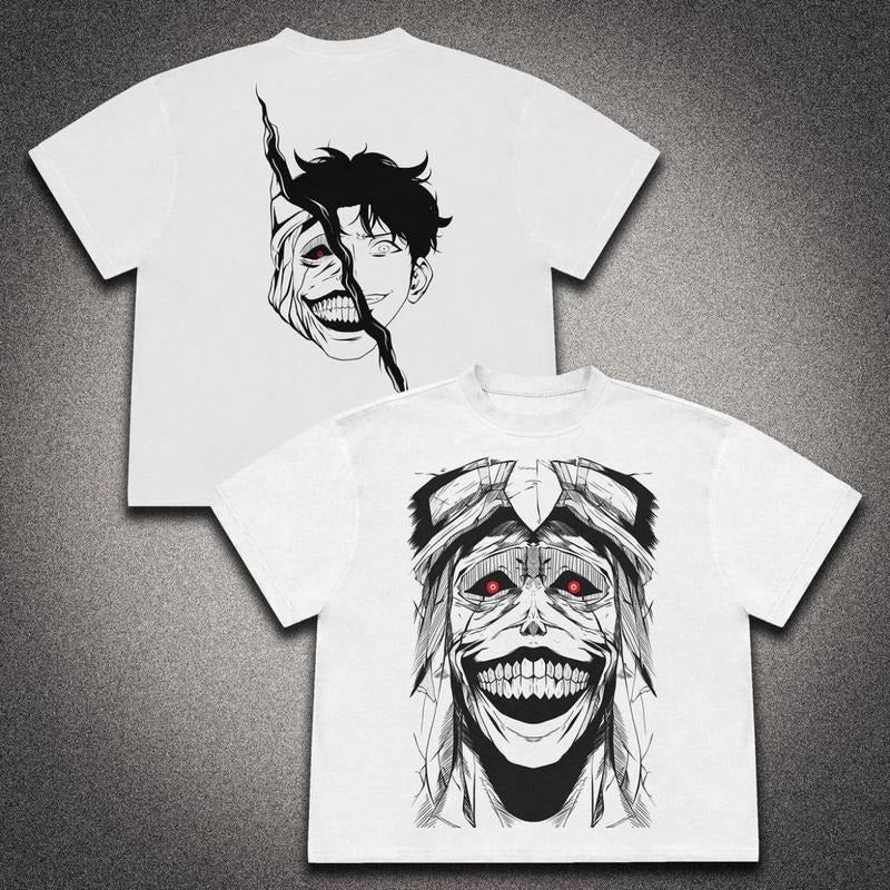 Chugong Anime Lovers SL Solo LVL Relaxed Fit - Adult & Kids T-Shirts, Sweatshirts & Hoodies apparel design preview 1