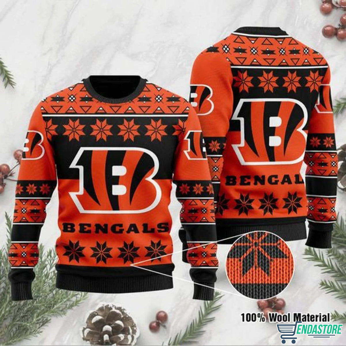 Cincinnati Bengals 3D Ugly Christmas Sweater - Holiday Gift product image