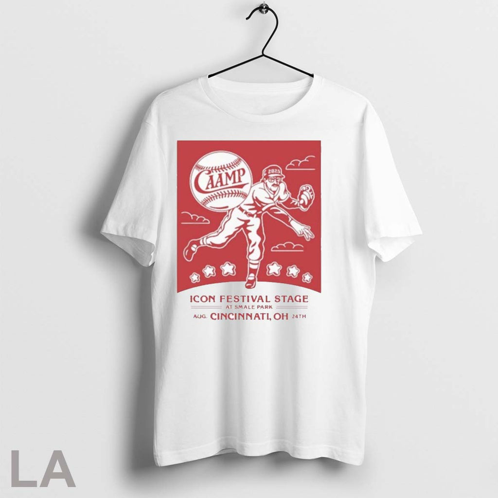 Cincinnati Reds Caamp Icon Festival Stage At Smale - Adult & Kids T-Shirts, Sweatshirts & Hoodies apparel design preview 1